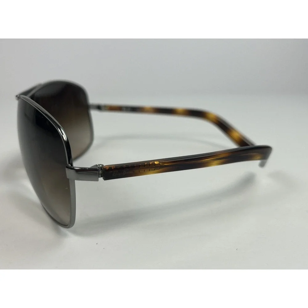 Ray Ban Womens Gradient Brown Sunglasses Tortoise Silver RB 3469L 004/13 3N